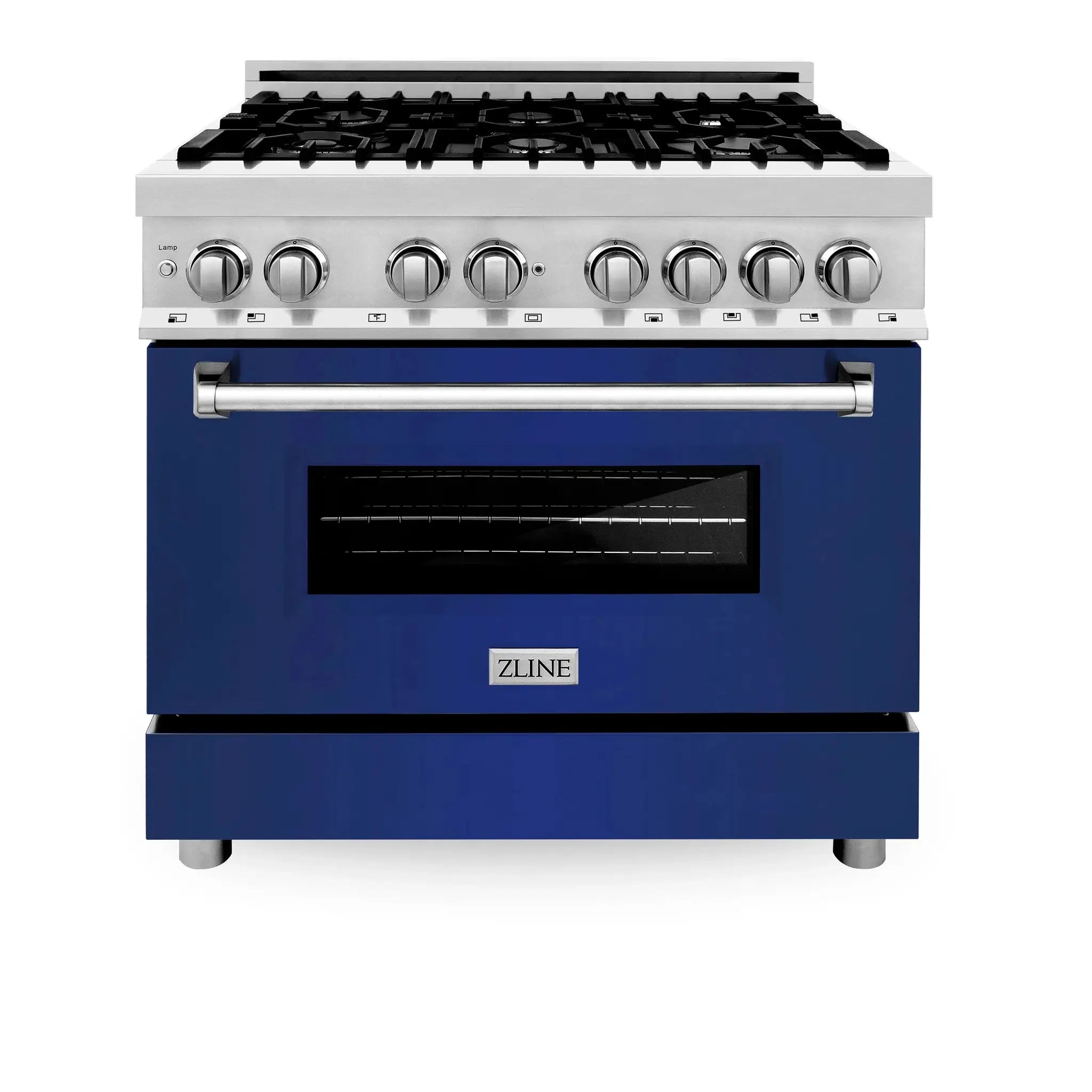 ZLINE 36" Bundle Range RA-BG-36 & Range Hood KB-36, 2KP-RABGRH36 by Farmhouse Kitchen and Bath