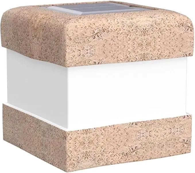 2 Pack Solar Garden Lights, Fake Rock Lights for Outdoor Pathway Yard, Solar Waterproof Decorative Rocks Lantern for Landscape Decor Brown by GreenHaven Gardens