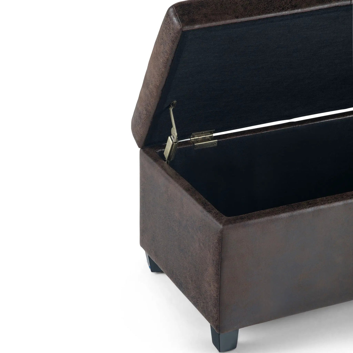 Avalon - Contemporary Storage Ottoman Bench by HouseOfZazla