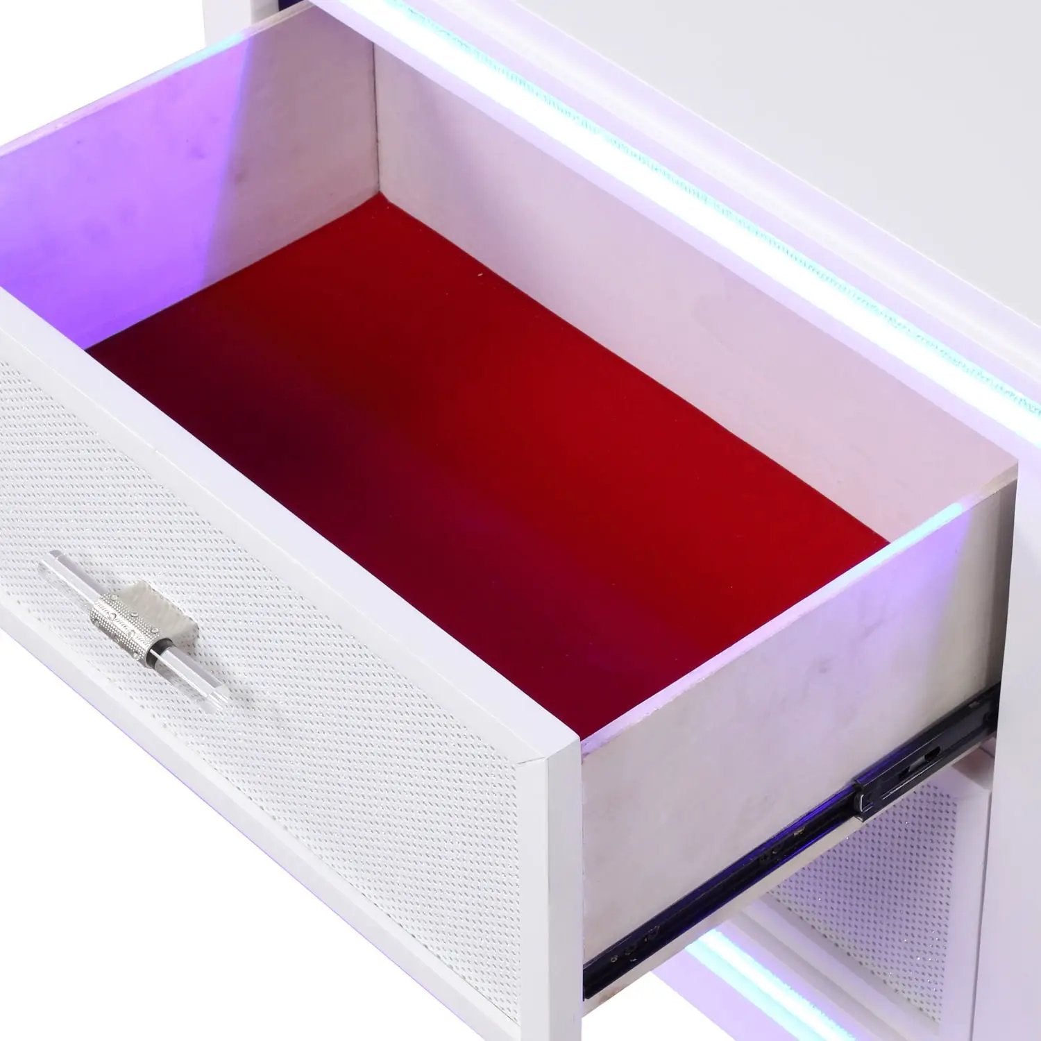 Opium - 2 Drawer Nightstand - White by HouseOfZazla