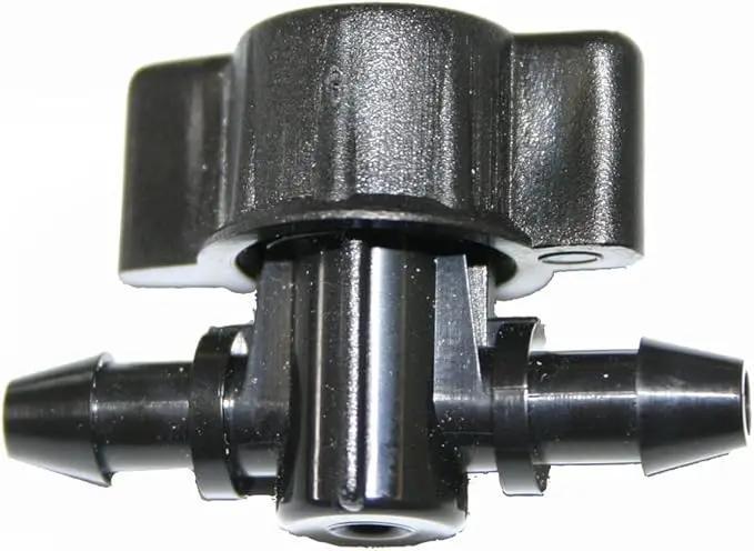 Mister Landscaper MLT-BVA 1/4" Vinyl On/Off Drip Irrigation Valve (3 Quantity) by GreenHaven Gardens
