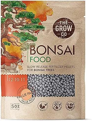 Bonsai Fertilizer - Gentle Slow Release Plant Food Pellets - Ideal for All Indoor and Outdoor Bonsai Tree Plants in Pots (5 oz) by GreenHaven Gardens