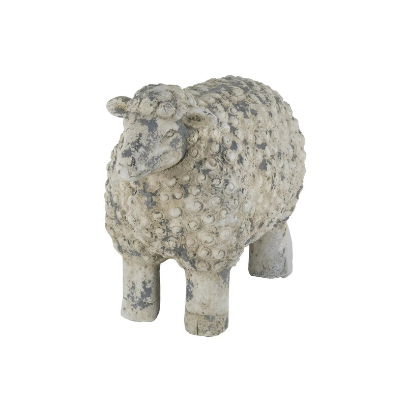 18x9.5x14" Magnesium Sheep Figurine with Weathered Finish by HouseOfZazla