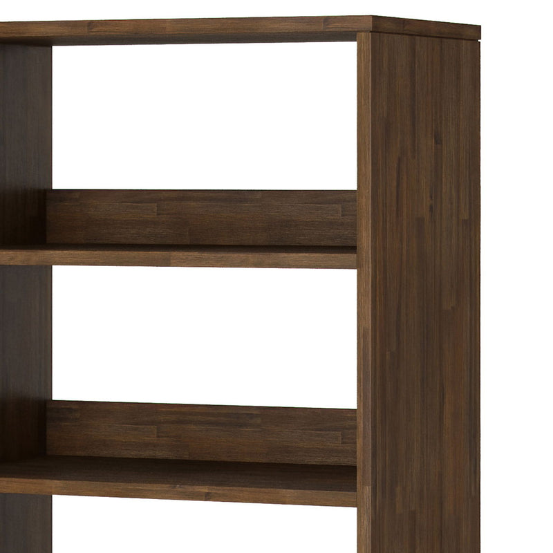 Chase - Tall Bookcase - Rustic Natural Aged Brown by HouseOfZazla