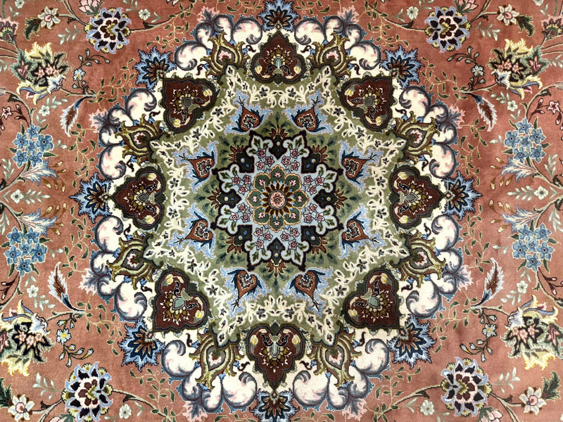 Palace Size Persian Tabriz Rug 12x17, Medallion Carpet, Fine 250 KPSI, Stunning by Jewel Rugs