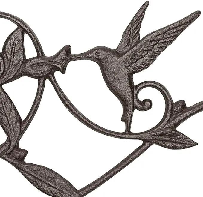 Mkono Hanging Plant Bracket Hook Iron Decorative Plant Hanger for Flower Basket Bird Feeder Wind Chime Lanterns, 2 Pack by GreenHaven Gardens