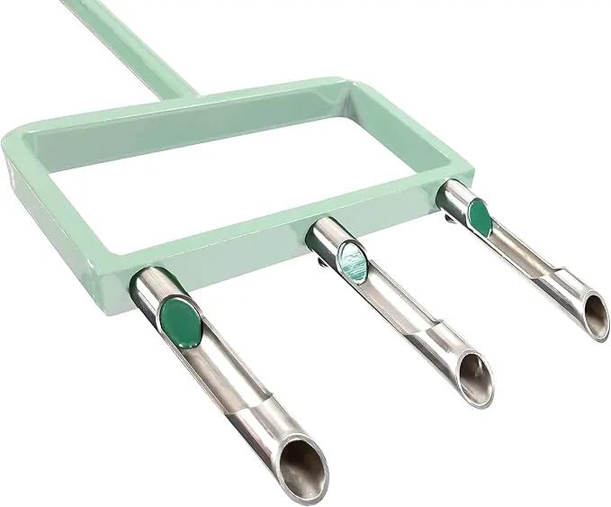 LANDZIE Lawn Aerator Replacement Tines - Set of 3 Hollow Tines for Aerator Lawn Tool - 3 Heavy Duty Stainless Steel Manual Lawn Aerator Add-on Hollow Tines for Compacted Soil - Manual Hand Coring Tool by GreenHaven Gardens