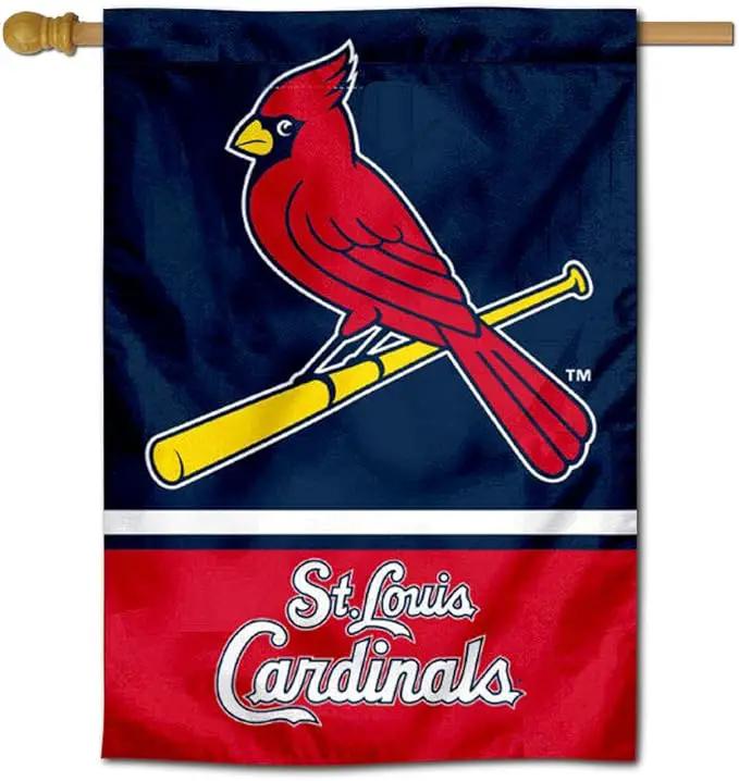 WinCraft St. Louis Cardinals Two Sided House Flag by GreenHaven Gardens