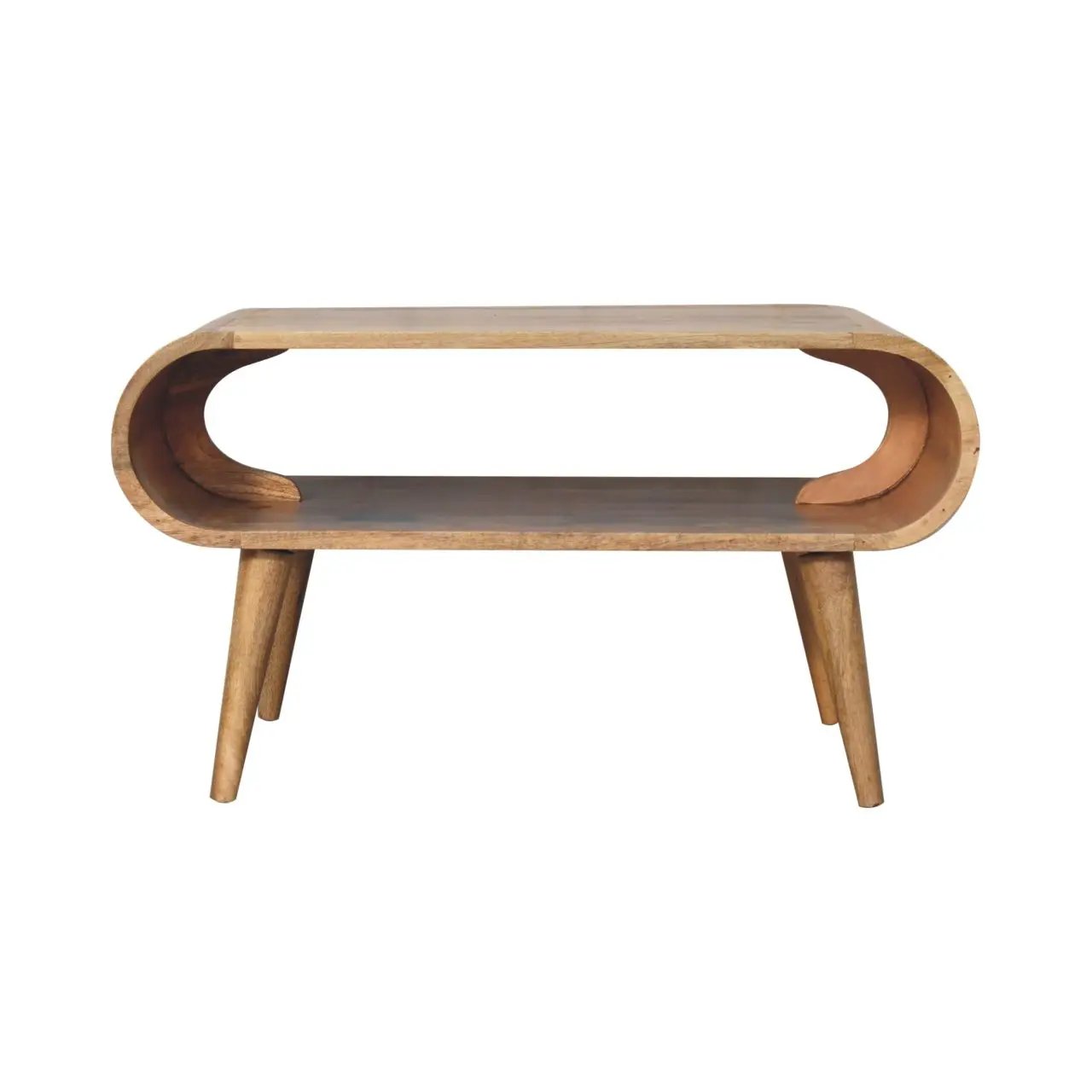Solid Wood Open Coffee Table by Unique Piece Furniture