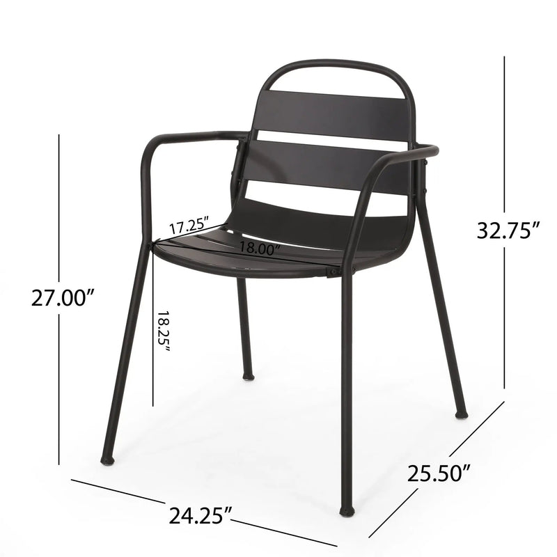 Terra Nova - Bistro Set - Matte Black by HouseOfZazla