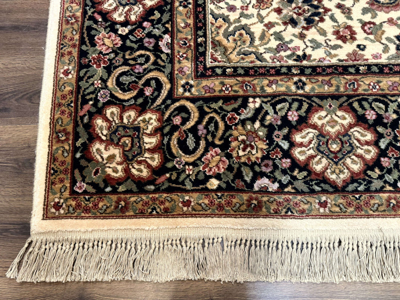 Karastan Rug 8.8 x 10.6 Ivory Indo Kirman #700/706, Wool Original Series by Jewel Rugs