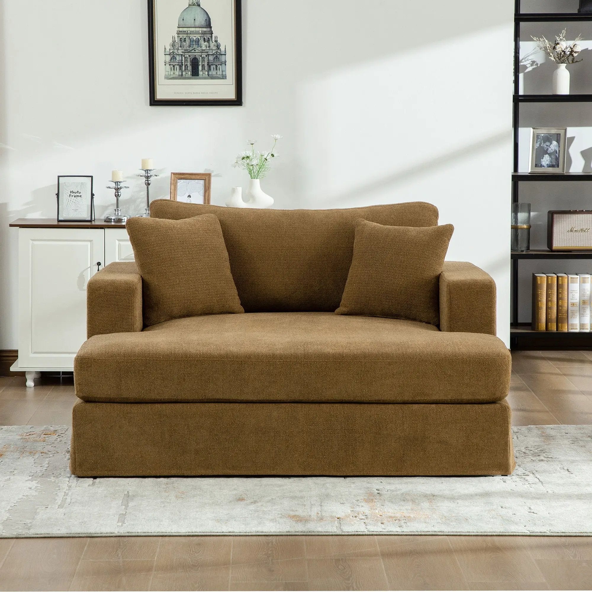 Modern Aesthetic Wide Sofa Bed by Unique Piece Furniture