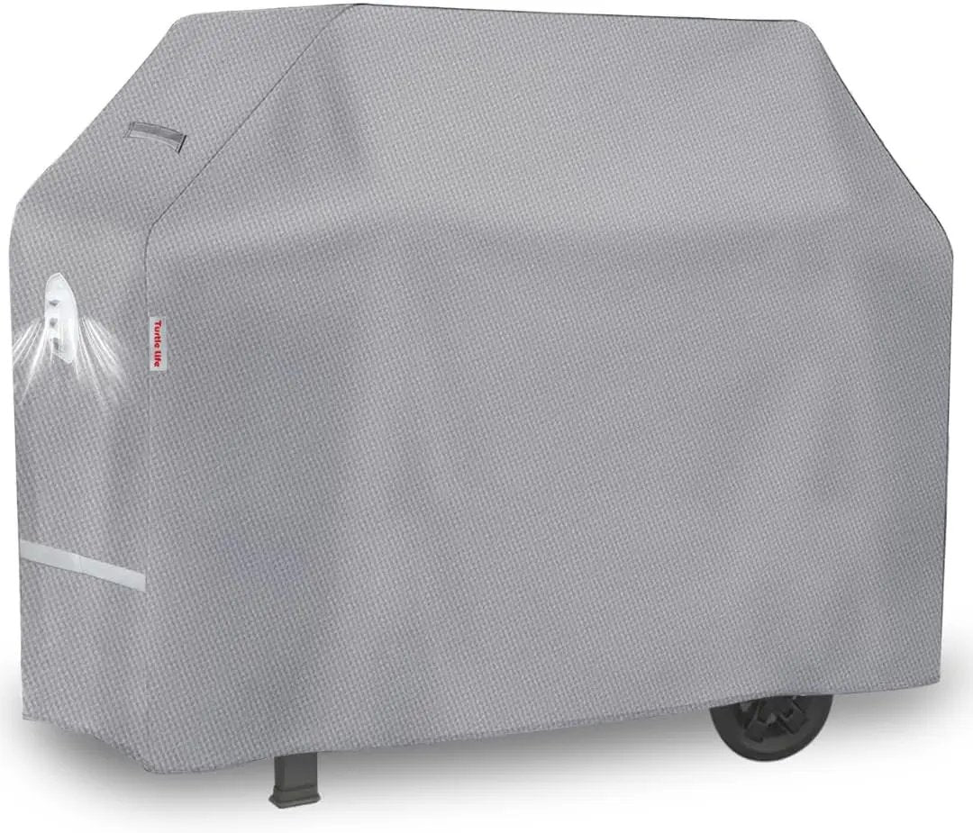BBQ Grill Cover, 58 Inch Heavy Duty Waterproof 3-4 Burner Barbecue Gas Grill Covers for Weber Spirit Char-Broil Performance and Signature, Gray by GreenHaven Gardens