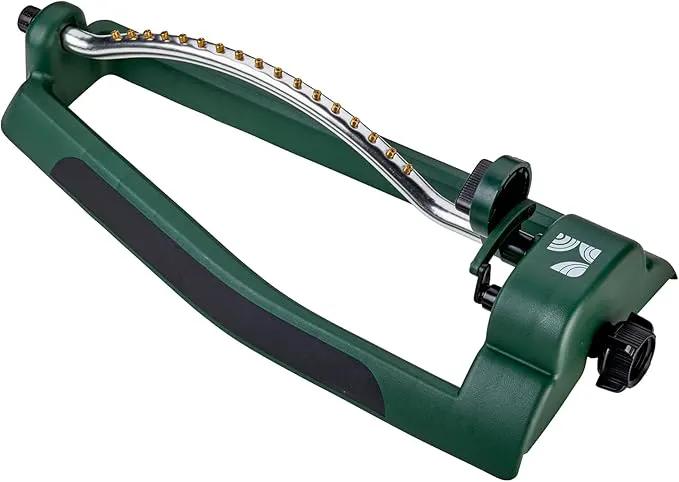 Lawn Oscillating Water Sprinkler 100006 Adjustable Pattern to Cover 2,695 sq.ft. by New England Garden Tools by GreenHaven Gardens