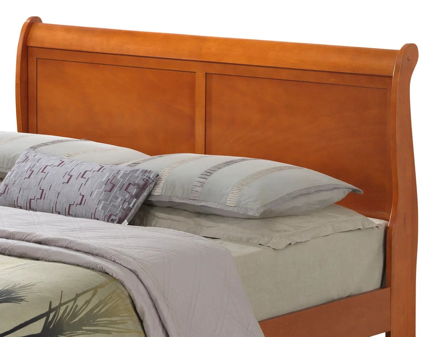 Louis Phillipe - Panel Sleigh Bed by HouseOfZazla