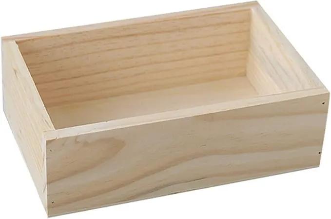 7.5" × 5" × 2.4" Wood Succulent Planter Plant Container Box Window Boxes Rectangular Flower Bed Pot Storage Box for Indoor Outdoor Home Venue Decor by GreenHaven Gardens