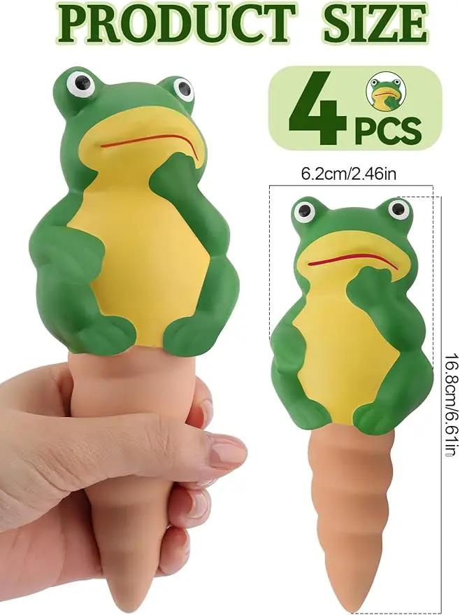 4Pcs Plant Watering Globes, Kalolary Frog Shape Self Watering Spikes Terracotta Drip Water Stakes Irrigation Watering Bulbs for Pot, Indoor, Outdoor, Vacation（Frog B） by GreenHaven Gardens
