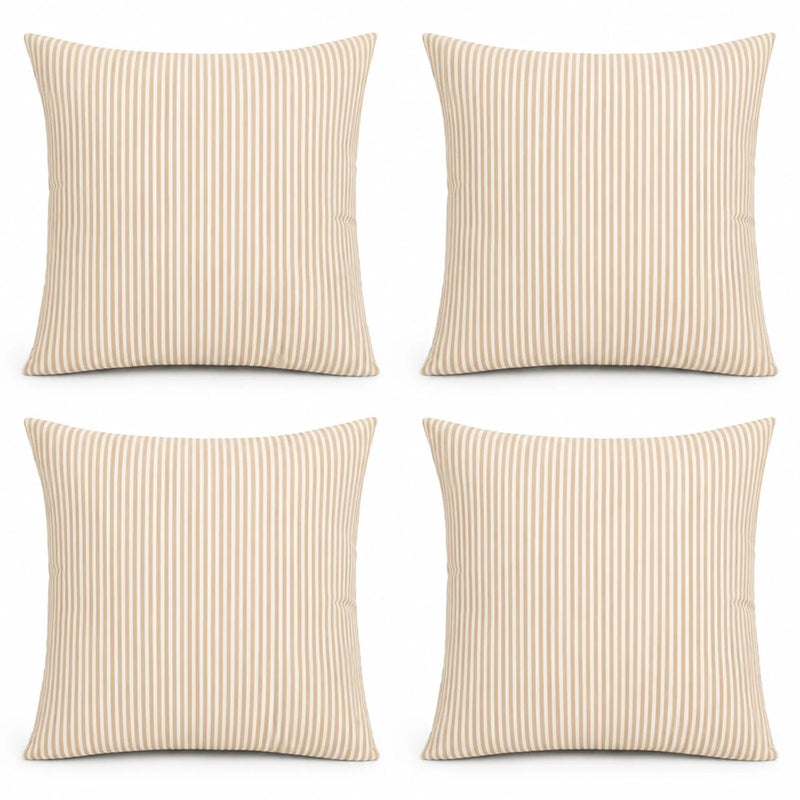 4 Pack Outdoor Pillow Covers - 18x18 Inch by HouseOfZazla