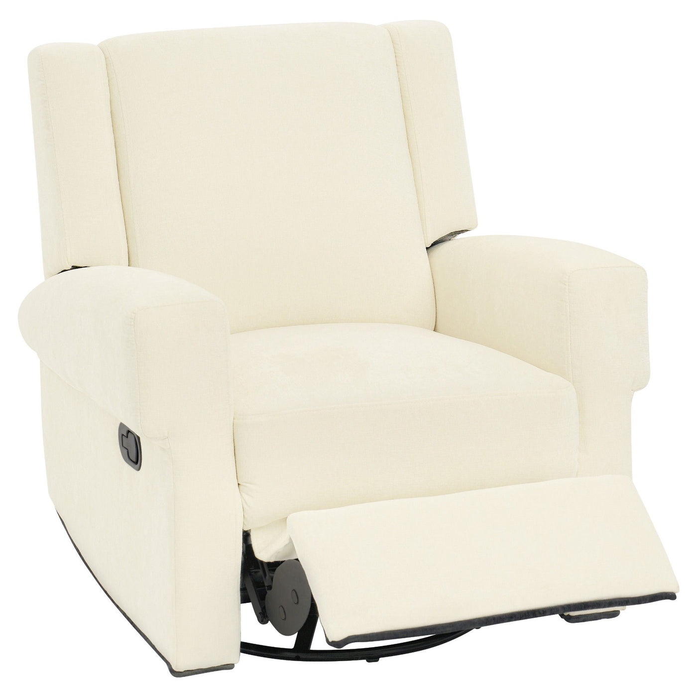 Manual Recliner Chair With Swivel Rocker Function, Dual Recline Angles by Unique Piece Furniture