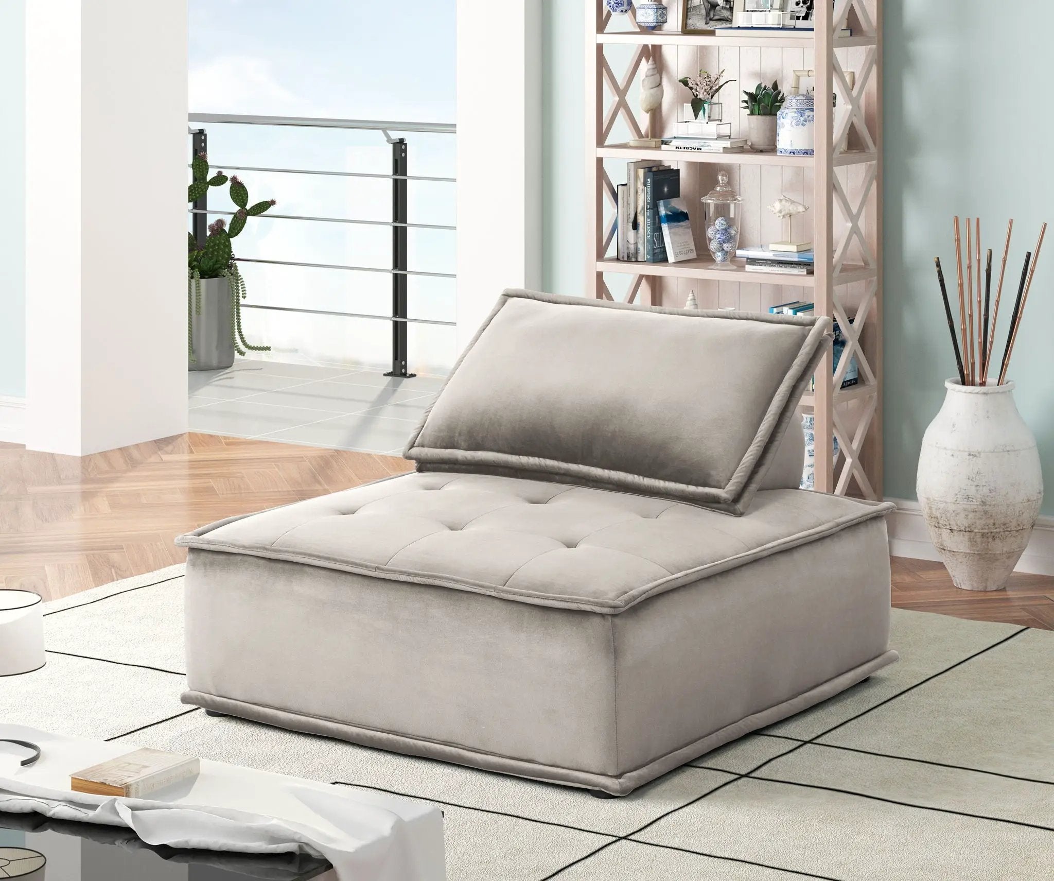 Anna - Armless Lounge Chair by HouseOfZazla