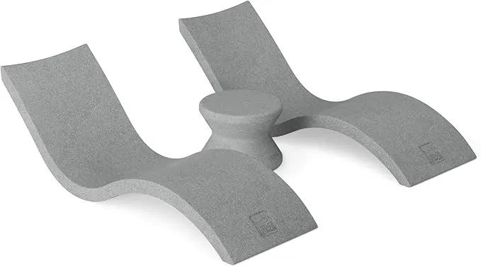 Ledge Lounger Oasis Bundle 2 Chaises + 1 Side Table no Hole by GreenHaven Gardens