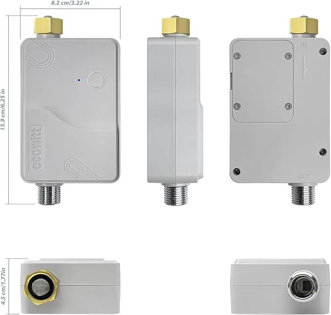 ECOWITT Smart Watering Timer Kit GW1208, Includes WFC01 Sprinkler Timer and GW1200 IoT Gateway, 915 MHz by GreenHaven Gardens