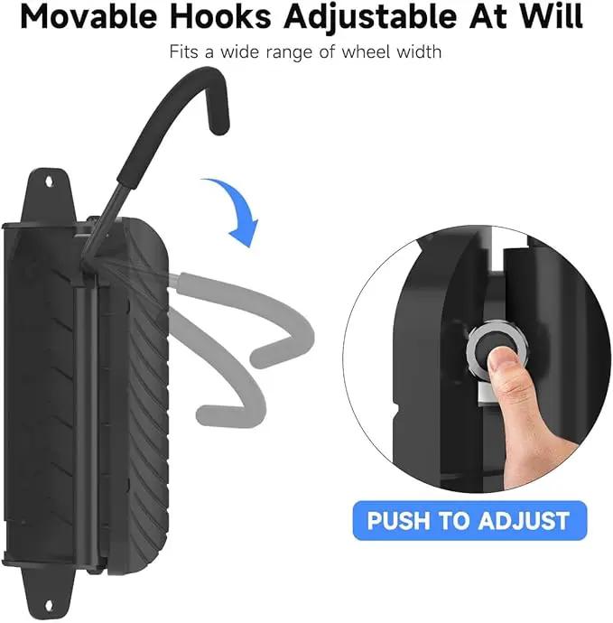 suptek Swivel Bike Wall Mount: Heavy-duty, space-saving vertical bike rack with 120° rotation, supports up to 132 lbs. Easy to install for road bikes, MTBs, and more. by GreenHaven Gardens