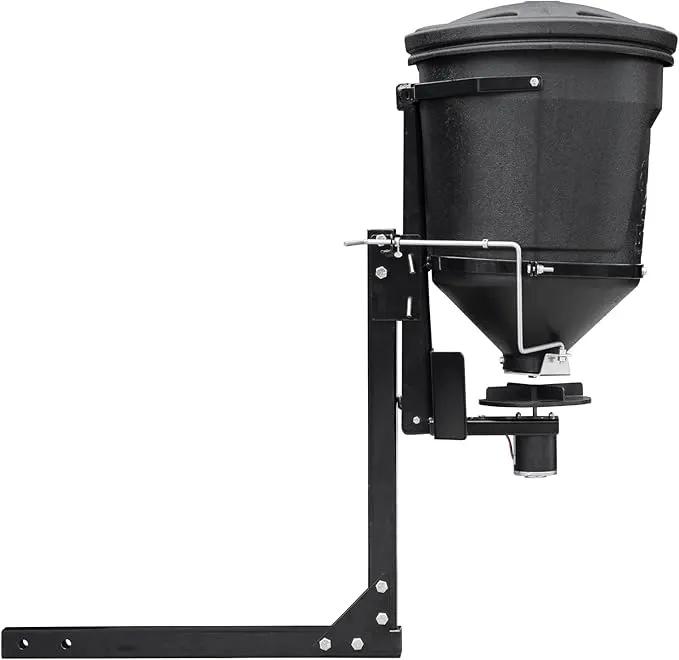 Buyers Products UTVS16 UTV Broadcast Spreader For Salt, Grass Seed, Fertilizer, Deer Feeder Seed and More, 150 lb. Capacity with Lid, UTV All Season Spreader by GreenHaven Gardens
