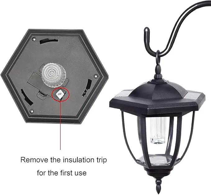 MAGGIFT 34 Inch Hanging Solar Lights Outdoor Waterproof Solar Garden Lights with 2 Shepherd Hooks Landscape Lighting for Lawn Patio Yard Pathway Driveway,2 Pack by GreenHaven Gardens