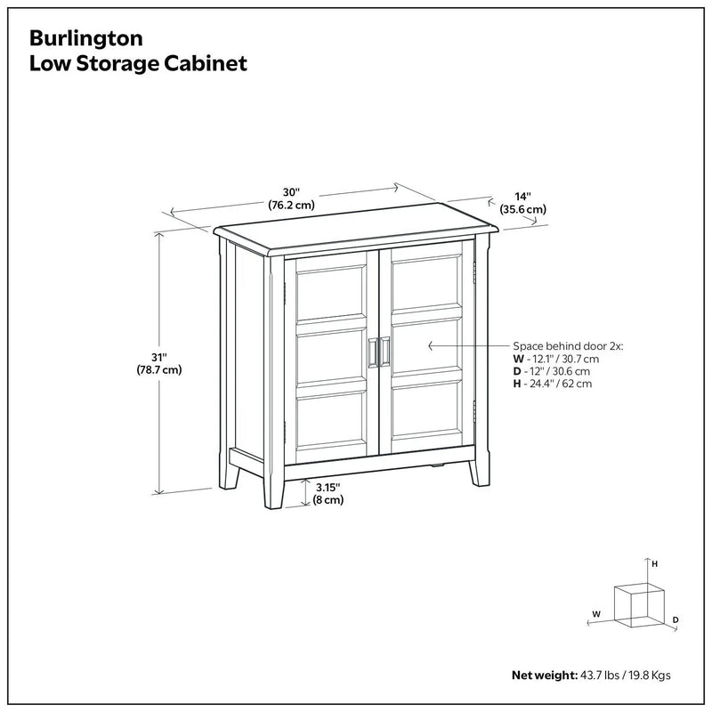 Burlington - Handcrafted Low Storage Cabinet by Unique Piece Furniture