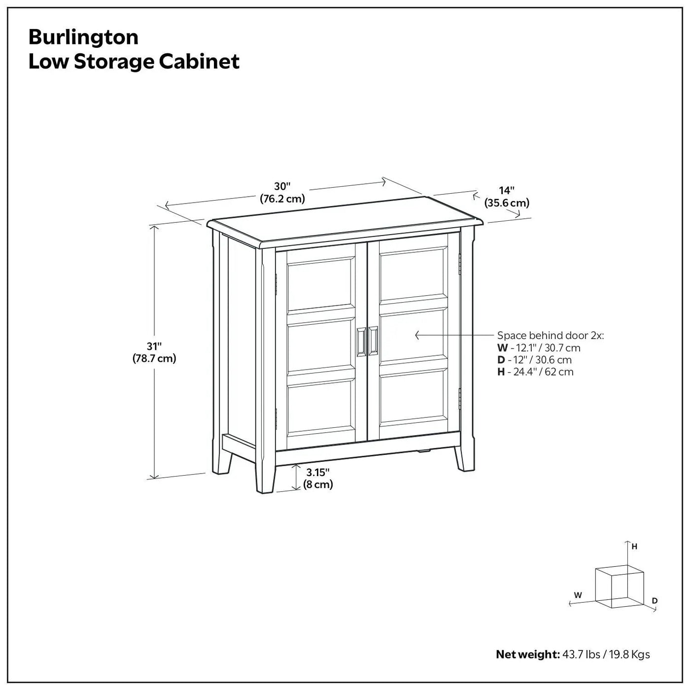 Burlington - Handcrafted Low Storage Cabinet by Unique Piece Furniture