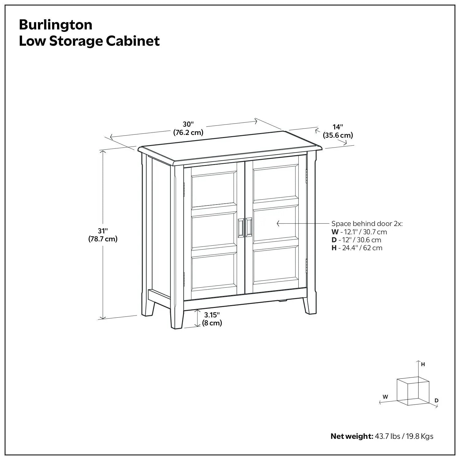 Burlington - Handcrafted Low Storage Cabinet by Unique Piece Furniture