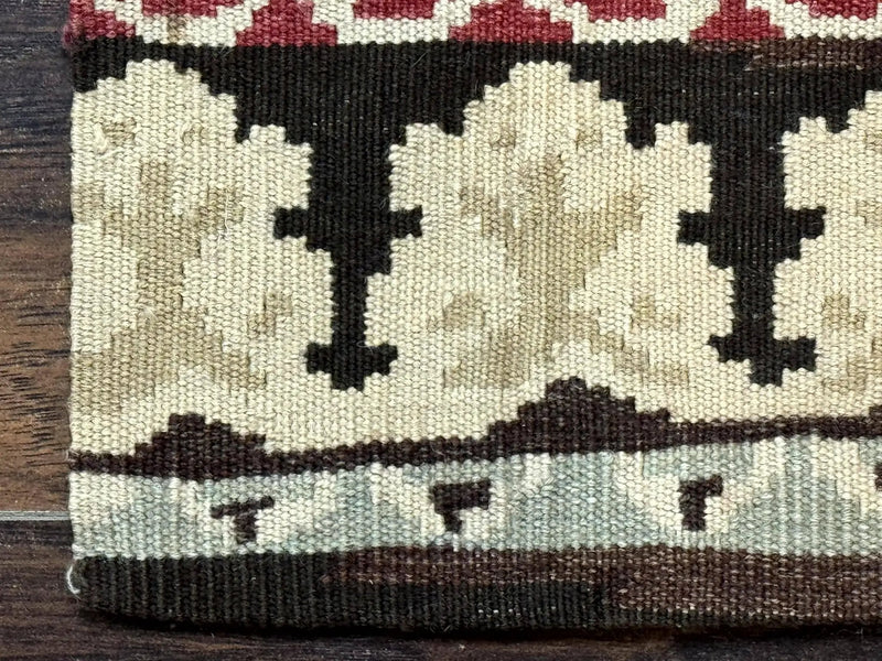 Antique Bessarabian Flatweave Kilim Rug 2x3, Sampler Rug 2 x 3 ft, Small Flatweave, Wool Handmade by Jewel Rugs