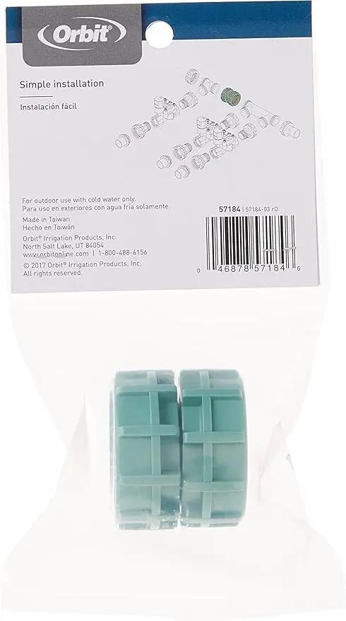 2 Pack - Orbit Pre-Assembled Valve Manifold Swivel Double Union by GreenHaven Gardens