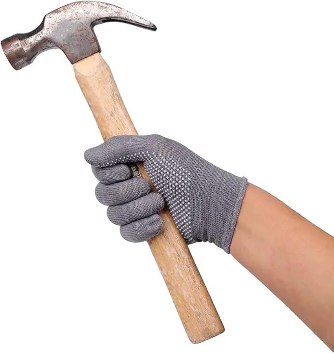 24Pcs Work Gloves Anti-slip Knitted Stretchy Cloth Glove Thin Moist Glove Liners by GreenHaven Gardens
