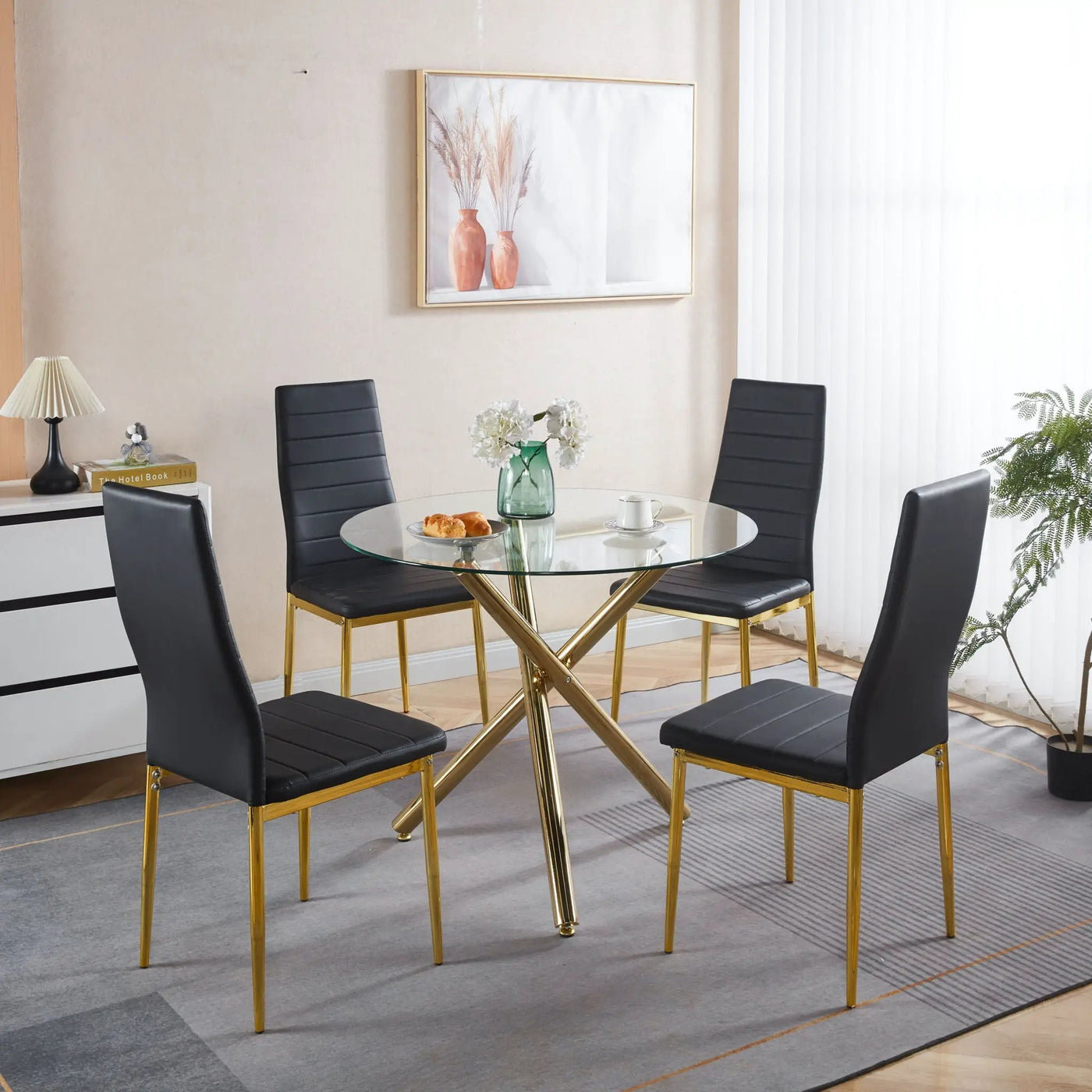Elegant Legs Dining Chair (Set of 4) by Unique Piece Furniture