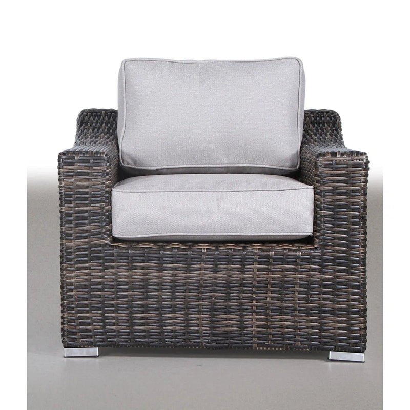 Outdoor Wicker Conversation Set With Cushions, All Weather by HouseOfZazla