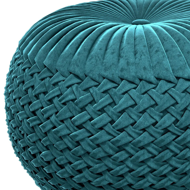 Grafton - Handcrafted Round Pouf by Unique Piece Furniture