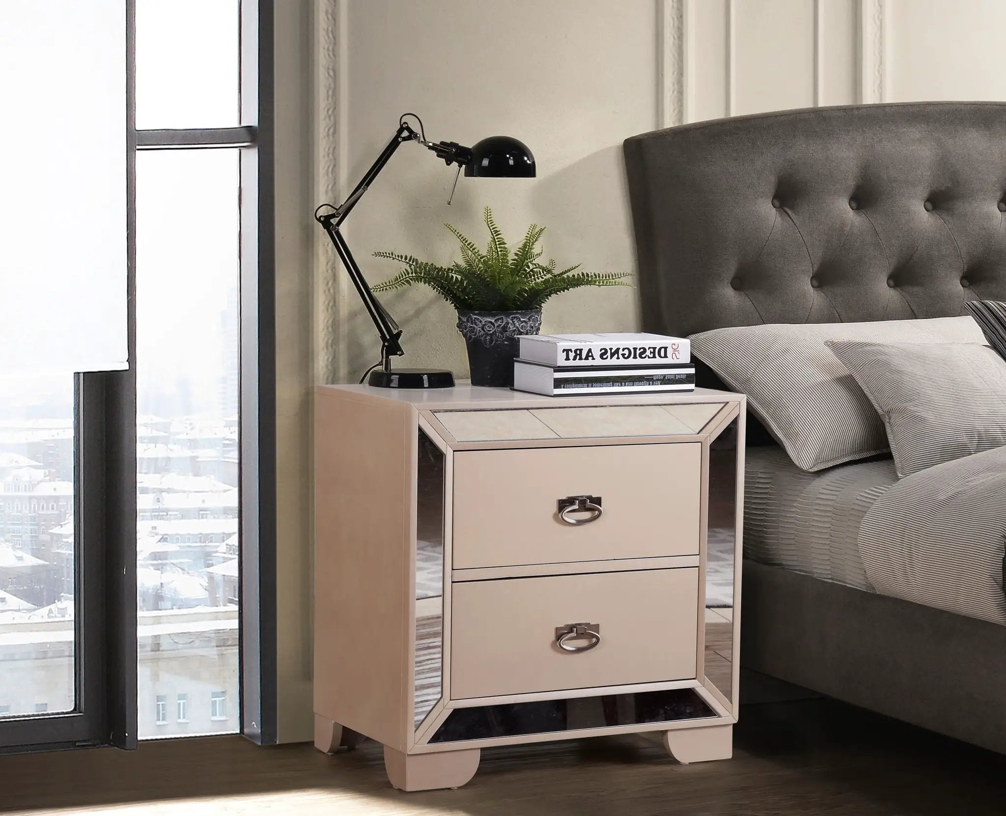 Contemporary Nightstand With Versatility by HouseOfZazla