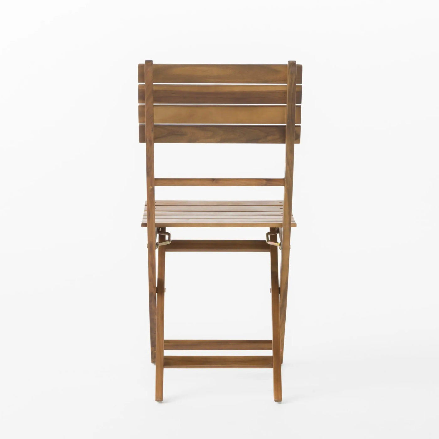 Outdoor Foldable Wood Dining Chair With Slat Design (Set of 2) by HouseOfZazla