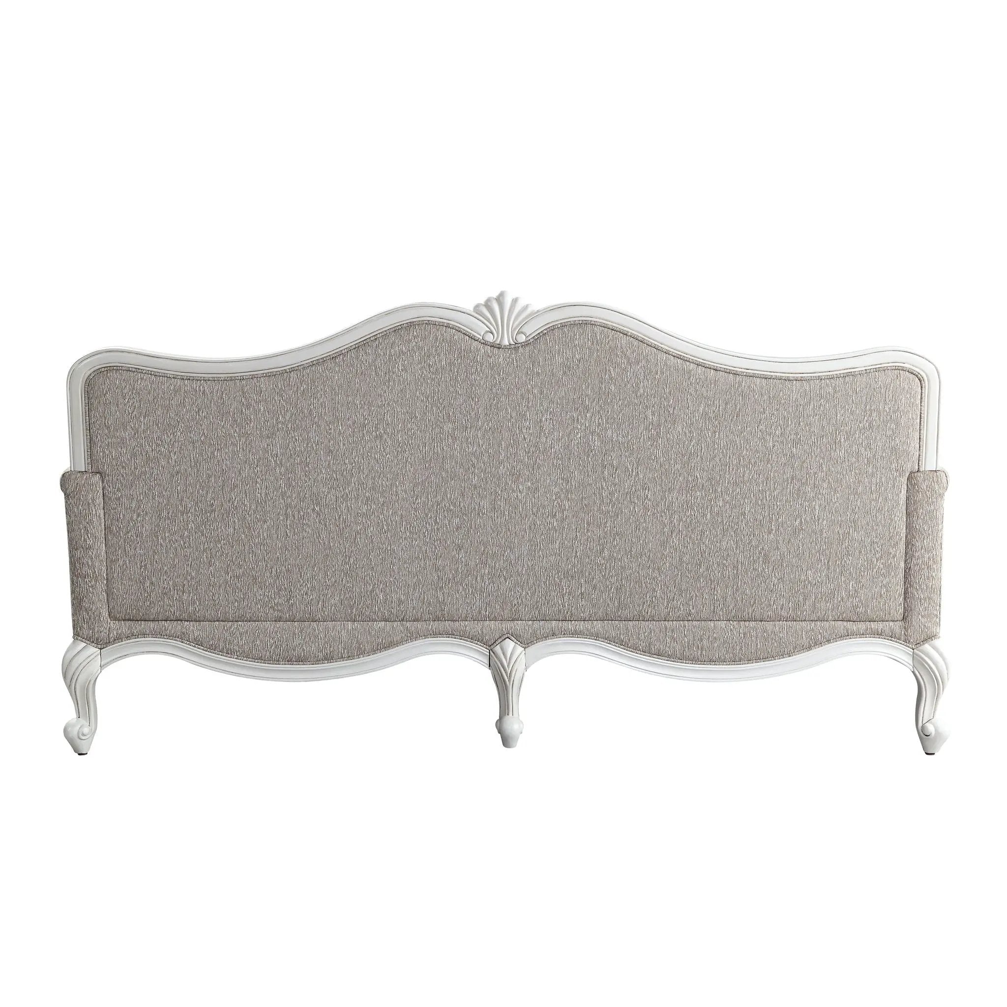 Ciddrenar - Sofa With 5 Pillows - Fabric & White by Unique Piece Furniture