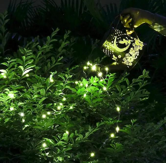 YJFWAL 2 Pack Watering can with Lights, Solar Watering can Lights, Memorial Gifts Garden Decor Outdoor Lanterns Waterproof for Garden Table Patio Yard Pathway Walkway by GreenHaven Gardens
