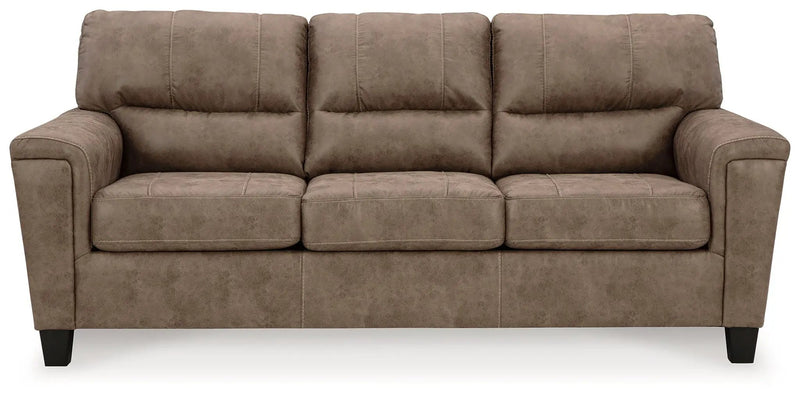 Navi - 3 Pc. - Sofa, Loveseat, Rocker Recliner - Fossil by Unique Piece Furniture