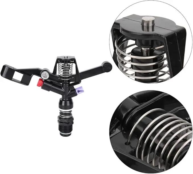 5PCS Garden Impulse Sprinkler Impact Sprinkler for Watering Irrigation, 3/4in DN20 Male Thread by GreenHaven Gardens