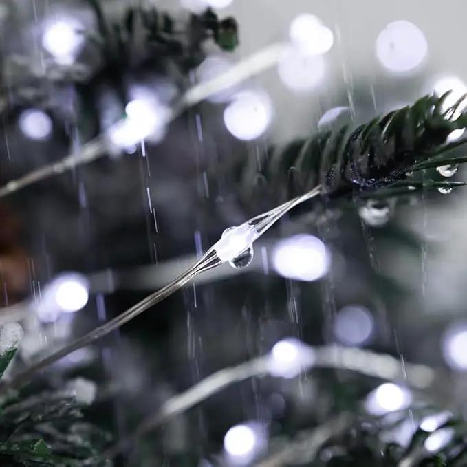 Fairy Lights Plug in,100FT 600 LEDs Waterproof String Lights,Twinkle Light with Remote for Outdoor Indoor Christmas Wedding Birthday Garden Party Decorations,2 Inch Space,Cool White by GreenHaven Gardens