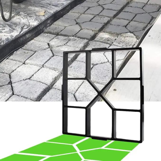 Walk Maker Reusable Concrete Molds Paving Lawn Patio Yard DIY Walkway Pavement (Cross Square)… by GreenHaven Gardens