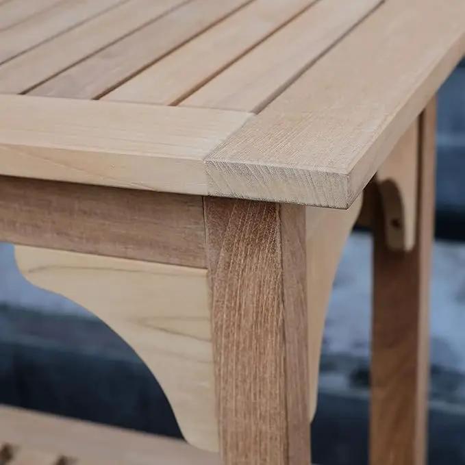 Cambridge Casual Indonesian Teak Auburn Outdoor Console Table, Natural by GreenHaven Gardens