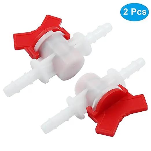 Murtenze 2Pcs 5/16 inch Hose Barbed Ball Valve Drip Irrigation Ball Valve Shut Off Switch for Drip Irrigation and Aquariums by GreenHaven Gardens