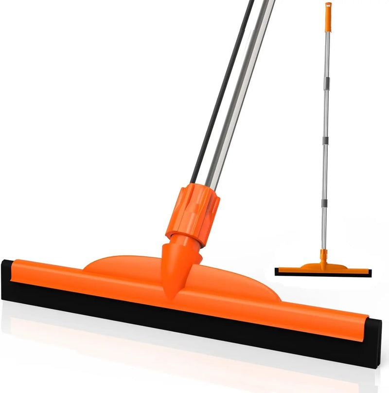 ITTAR Heavy-Duty Floor Squeegee, 62" Adjustable Handle, EVA Foam Blade, Ideal for Concrete, Garage, Patio & More by GreenHaven Gardens