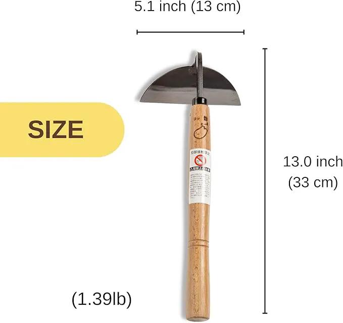 Japanese Gardening Tool Hand Weeder Made in Japan Ambidextrous by GreenHaven Gardens